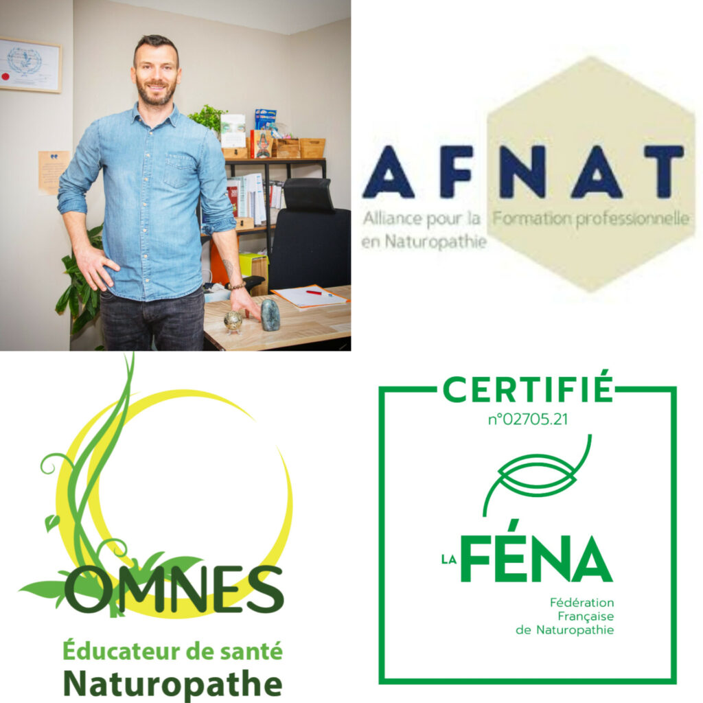 Choisir un naturopathe certifié par l'AFNAT ou la FENA et affilié à l'OMNES